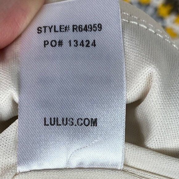 Lulus Dandelion‎ Print Yellow Shift Dress Size XS Short Sleeves Mini Floral Boho - Picture 8 of 12